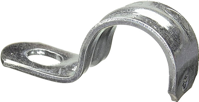 Halex 61110B 1-Hole Rigid Conduit Strap, 1 in, Steel, Zinc-Plated