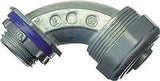 Halex 16910 Conduit Elbow, 90 deg Angle, 1 in Compression, Zinc
