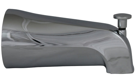 Plumb Pak PP22536 Bathtub Spout, 13 in L, 3/4 in Connection, IPS, Chrome-Plated, For: 1/2 in or 3/4 in Pipes