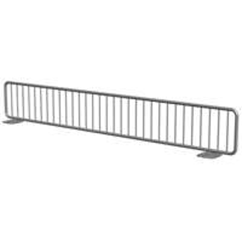 Lozier FSD319.BCP Free-Standing Wire Divider, Chrome, Pack of 40