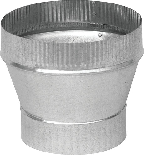 Imperial GV1360 Furnace Short Increaser, 6 to 8 in Connection, 7-1/8 in L, 24 ga Gauge, Steel, Galvanized