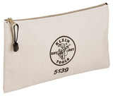 Klein Tools 5139 Tool Bag, 12-1/2 in W, 0.7 in D, 7 in H, Cordura Ballistic Nylon, Natural