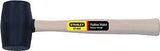 STANLEY 57-522 Mallet, 18 oz Head, Rubber Head, 13-1/2 in OAL