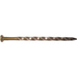 Maze H523S050 Post and Frame Nail, Hand Drive, 10D, 3 in L, Steel, Brite, Spiral Shank, 50 lb