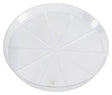 Gardener's Blue Ribbon VS8VUS Planter Saucer, 8 in Dia, Vinyl, Clear, Pack of 50