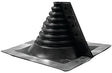 Oatey 14049 Base Roof Flashing, 0.25 to 4 in Pipe, Plastic