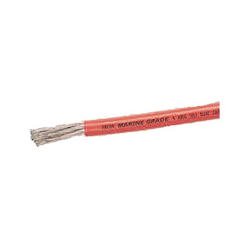 Ancor 114505 Marine Grade Tinned Copper Battery Cable, #2 AWG, 50', Red