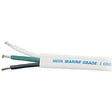 Ancor 131370 Marine Grade Tinned Triplex Cable, Black/Green/White Conductors, 12/3 AWG, 700', White Jacket