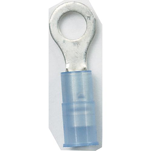 Ancor 210215 Marine Grade Nylon Insulated Ring Terminals, 5/16" Fastener, 16-14 Wire, Blue, 25/Pk