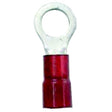 Ancor 210203 Marine Grade Nylon Insulated Ring Terminals, #10 Fastener, 22-18 Wire, Red, 25/Pk, Pack of 20