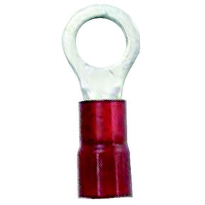 Ancor 210203 Marine Grade Nylon Insulated Ring Terminals, #10 Fastener, 22-18 Wire, Red, 25/Pk, Pack of 20