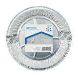 Home Plus Durable Foil 8-1/4 in. W X 8-1/4 in. L Deep Pie Dish Silver 3 pk, Pack of 12