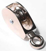 Baron 0174ZD-1 Tackle Pulley, 1/4 in Rope, 55 lb Working Load, 1 in Sheave, Rigid Eye, Single Fixed Eye Attachment