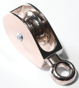 Baron 0174ZD-1 Tackle Pulley, 1/4 in Rope, 55 lb Working Load, 1 in Sheave, Rigid Eye, Single Fixed Eye Attachment