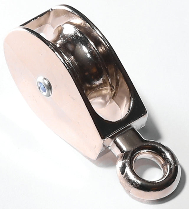 Baron 0174ZD-2 Fixed Tackle Pulley, 7/16 in Rope, 2 in Sheave