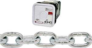 Campbell 014-3526 Proof Coil Chain, 5/16 in, 75 ft L, 30 Grade, Steel, Zinc-Plated