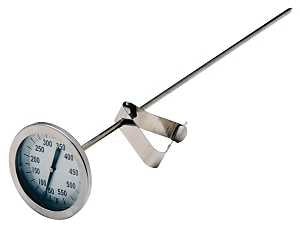 Bayou Classic 5025 Fryer Thermometer, 50 to 750 deg F