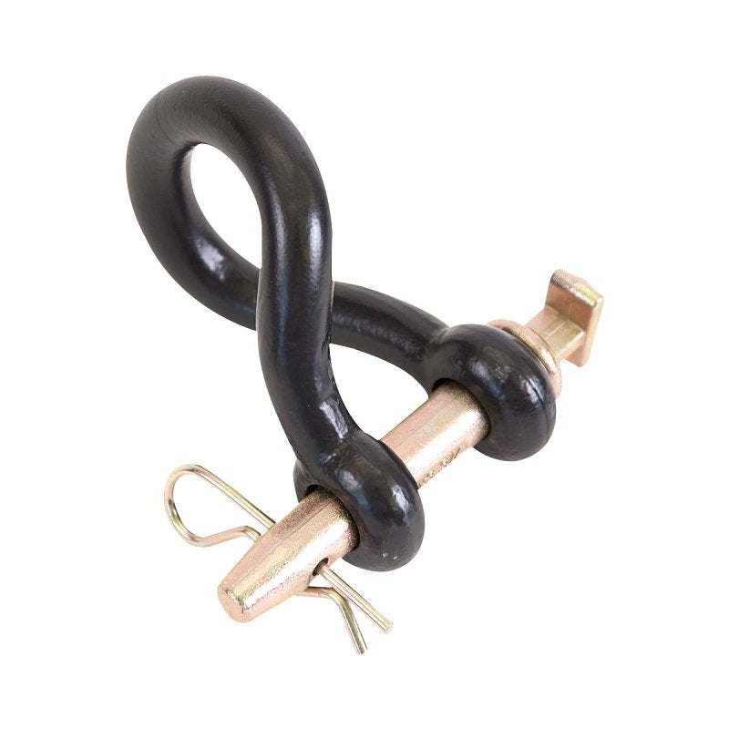 Koch 4004553/M8278 Twisted Clevis, 7/8 in, 16,000 lb Working Load, 3-7/8 x 1-5/16 in L Usable, Steel, Powder-Coated