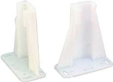 US Hardware WP-1006C Drawer Socket, Plastic, White