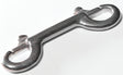 Baron 163Z Double Pattern Chain Snap, 70 lb Working Load, Metal, Nickel-Plated