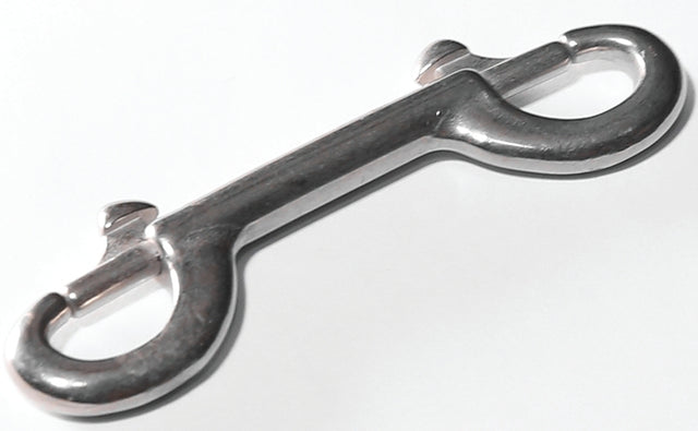 Baron 163Z Double Pattern Chain Snap, 70 lb Working Load, Metal, Nickel-Plated