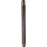 ProSource 3/8X41/2 Pipe Nipple, 3/8 in, Male, Steel, SCH 40 Schedule, 4-1/2 in L