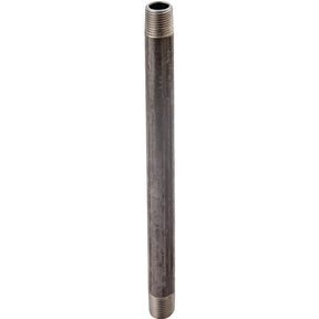 ProSource 3/8X41/2 Pipe Nipple, 3/8 in, Male, Steel, SCH 40 Schedule, 4-1/2 in L