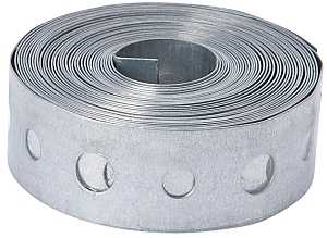 B & K G20-128HC Hanger Strap, Steel, Galvanized, 10 ft L