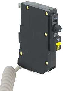 Square D QO130GFI Miniature Circuit Breaker, 30 A, 1-Pole, 120 V, Fixed Trip, Plug Mounting