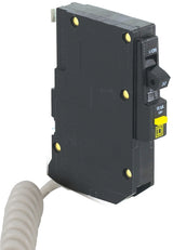 Square D QO130GFI Miniature Circuit Breaker, 30 A, 1-Pole, 120 V, Fixed Trip, Plug Mounting