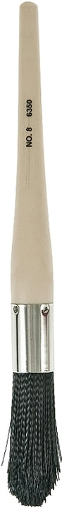 Linzer 6350 Washing Brush, 2-3/4 in L Trim, Synthetic Bristle, Black Bristle, 2-3/4 in OAL, Natural Handle