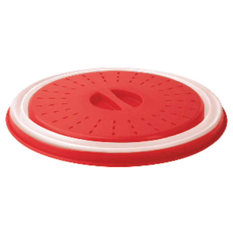 Tovolo Red/White Plastic Collapsible Microwave Food Cover, Pack of 6