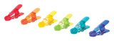 Core Kitchen Assorted ABS/TPR Magnetic Bag Clips, Pack of 12