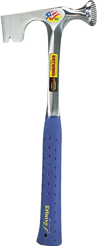 Estwing E3-11 Drywall Hammer, 11 oz Head, Drywall, Milled Head, Steel Head, 14 in OAL
