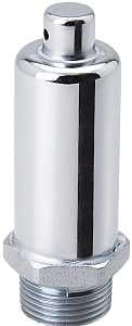 B & K 109-364 Radiator Steam Vent, Straight, Brass, 1/2 to 3/4 in Dimensions