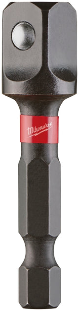 Milwaukee 48-32-5031 Socket Adapter, 3/8 in Drive, Hex, Square Drive, Steel, 2 in L