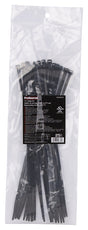 ProSource CV280W-253L Cable Tie, 11 inches, 50lb Tensile Strength, Self-Lock Locking, Nylon, Black