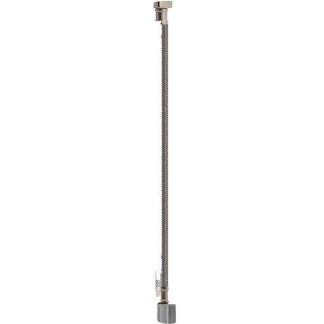 Plumb Pak EZ Series PP23857 Toilet Supply Tube, 1/2 in Inlet, Flare Inlet, 7/8 in Outlet, Ballcock Outlet, 20 in L