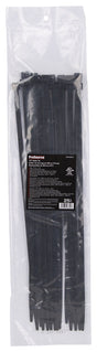 ProSource CV380W-253L Cable Tie, 15 inches, 120lb Tensile Strength, Self-Lock Locking, Nylon, Black
