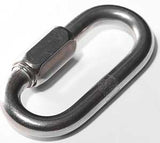 Baron 7350ST-1/4 Quick Link, 1/4 in Trade, 660 lb Working Load, 316 Stainless Steel, Polished