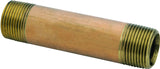 Anderson Metals 38300-0835 Pipe Nipple, 1/2 in, NPT, Brass, 900 psi Pressure, 3-1/2 in L