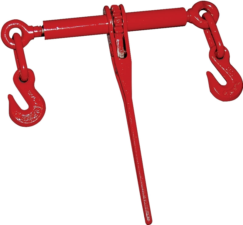Ancra 45943-22 Load Binder, 1/4 to 5/16 in Chain/Rope, 2600 lb Working Load, Steel, Red, E-Coat Paint