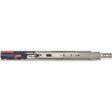 Knape & Vogt 8450FMP 22 Drawer Slide, 22 in L Extension, 100 lb, 1/2 in W Rail, Anochrome