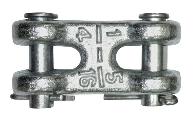 Baron 82180/196 Clevis Link, 1/4 x 5/16 in Trade, 4700 lb Working Load, Steel, Zinc