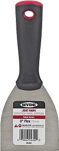 Hyde 04352 Putty Knife, 3 in W Blade, HCS Blade, Polypropylene Handle, Ergonomic Handle