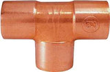 Elkhart Products 111 Series 32640 Pipe Tee, 1/4 in, Sweat, Copper