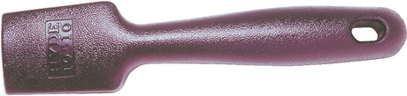 Hyde Black & Silver 10510 Pull Scraper, 1-1/2 in W Blade, 2-Edge Blade, HCS Blade, Polypropylene Handle, Angled Handle