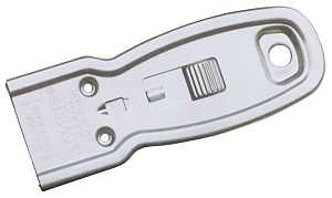 Hyde 13050 Glass Scraper, 1-1/2 in Blade, 4 in Handle, Steel Blade, 4-1/2 in OAL