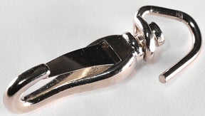 Baron 5037-3/8 Open Swivel Snap, 3/8 in, 30 lb Working Load, Steel, Nickel-Plated