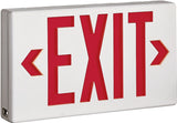 Sure-Lites LPX7 Emergency Exit Light, 0.98/1.03 W, White, 13 in OAW, 7-1/2 in OAH, 120/277 VAC, Polycarbonate Fixture